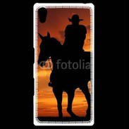 Coque Personnalisée Sony Xpéria Z5 Silhouette de cowboy