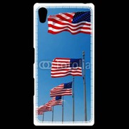 Coque Personnalisée Sony Xpéria Z5 Drapeaux USA