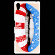 Coque Personnalisée Sony Xpéria Z5 Lèvres made in USA