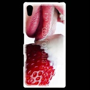Coque Personnalisée Sony Xpéria Z5 Fraise et bouche 2
