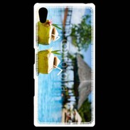 Coque Personnalisée Sony Xpéria Z5 Pina colada au bord de la piscine