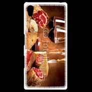 Coque Personnalisée Sony Xpéria Z5 Fromage, charcuterie et vin 2