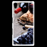 Coque Personnalisée Sony Xpéria Z5 Pain et vin rouge