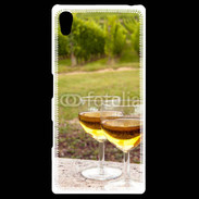 Coque Personnalisée Sony Xpéria Z5 Verres de vin et vignes