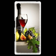 Coque Personnalisée Sony Xpéria Z5 Vin rouge et fruits