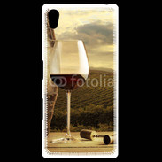 Coque Personnalisée Sony Xpéria Z5 Verre de vin rouge et vignes