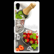Coque Personnalisée Sony Xpéria Z5 Champagne et fraises