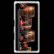Coque Personnalisée Sony Xpéria Z5 Vin rouge et tonneaux 2