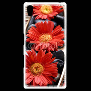 Coque Personnalisée Sony Xpéria Z5 Fleurs Zen rouge 10