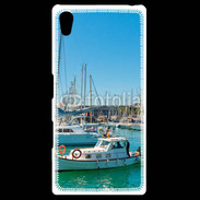 Coque Personnalisée Sony Xpéria Z5 Bateau au port 3