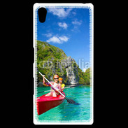 Coque Personnalisée Sony Xpéria Z5 Kayak dans un lagon