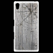 Coque Personnalisée Sony Xpéria Z5 Rose des vents sur fond en bois