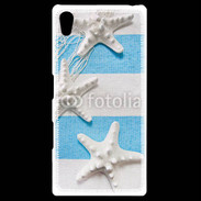 Coque Personnalisée Sony Xpéria Z5 La mer en bleu et blanc