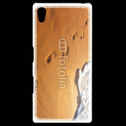 Coque Personnalisée Sony Xpéria Z5 Trace de pas sur la plage