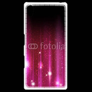 Coque Personnalisée Sony Xpéria Z5 Rideau rose à strass