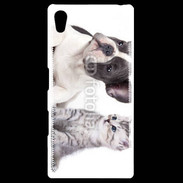 Coque Personnalisée Sony Xpéria Z5 Duo chien et chat