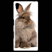 Coque Personnalisée Sony Xpéria Z5 Lapin marron