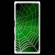 Coque Personnalisée Sony Xpéria Z5 Toile d'araignée verte