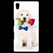 Coque Personnalisée Sony Xpéria Z5 Chiot gentleman