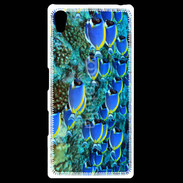 Coque Personnalisée Sony Xpéria Z5 Banc de poissons bleus