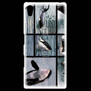Coque Personnalisée Sony Xpéria Z5 Orque noir et blanc