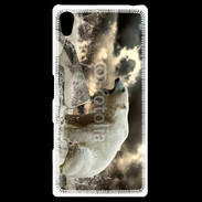 Coque Personnalisée Sony Xpéria Z5 Ours blanc en colère