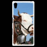 Coque Personnalisée Sony Xpéria Z5 Vache de race Abondance Savoie