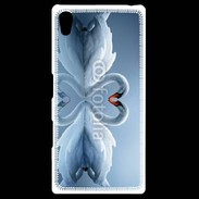 Coque Personnalisée Sony Xpéria Z5 Couple de Cygnes