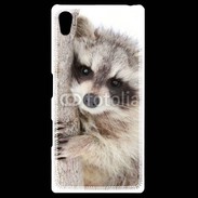 Coque Personnalisée Sony Xpéria Z5 Raton laveur dans un arbre