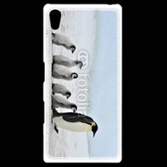 Coque Personnalisée Sony Xpéria Z5 Famille de Pingouin Empereur