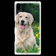 Coque Personnalisée Sony Xpéria Z5 Portrait de Chien Golden 5