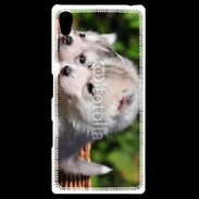Coque Personnalisée Sony Xpéria Z5 Chiot Husky de Sibérie 3