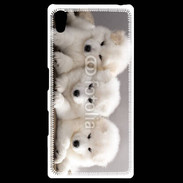 Coque Personnalisée Sony Xpéria Z5 Chiot japonais blanc