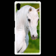 Coque Personnalisée Sony Xpéria Z5 Portrait cheval blanc 10