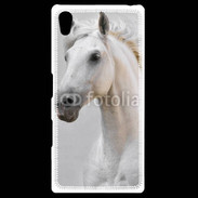 Coque Personnalisée Sony Xpéria Z5 Portrait cheval blanc 11