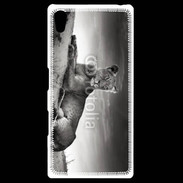 Coque Personnalisée Sony Xpéria Z5 Lionne sur une dune