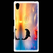 Coque Personnalisée Sony Xpéria Z5 Dauphin dans l'océan 5