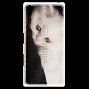 Coque Personnalisée Sony Xpéria Z5 Chat persan blanc 5