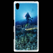Coque Personnalisée Sony Xpéria Z5 Tortue et plongeur