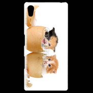 Coque Personnalisée Sony Xpéria Z5 Chaton dans des coquilles d'oeuf