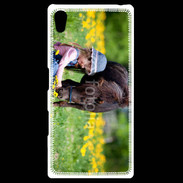 Coque Personnalisée Sony Xpéria Z5 Enfant et cheval