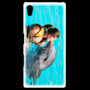 Coque Personnalisée Sony Xpéria Z5 Bisou de dauphin