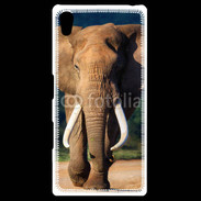 Coque Personnalisée Sony Xpéria Z5 Éléphant de face