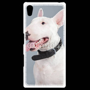 Coque Personnalisée Sony Xpéria Z5 Portrait de Bull terrier blanc 5