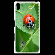 Coque Personnalisée Sony Xpéria Z5 Coccinelle sur une feuille