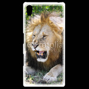 Coque Personnalisée Sony Xpéria Z5 Portrait de lion 25