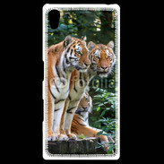 Coque Personnalisée Sony Xpéria Z5 Famille de tigres