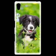 Coque Personnalisée Sony Xpéria Z5 Chiot Border Collie 100
