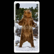 Coque Personnalisée Sony Xpéria Z5 Grizzly en colère