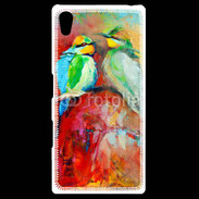 Coque Personnalisée Sony Xpéria Z5 Oiseaux en peinture